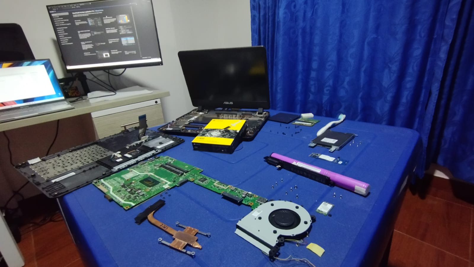 imagen que hace referencia a la reparación de un computador